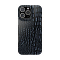 Noir Crocodile Phone Case
