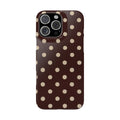 Chocolate Dotti Phone Case